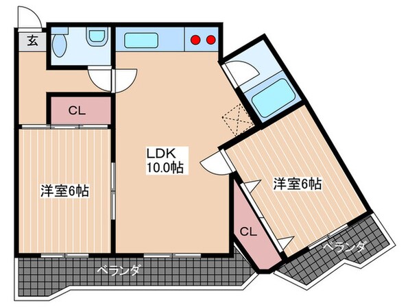 寿第二ビル（703）の物件間取画像